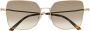 Jimmy Choo Eyewear Trisha zonnebril met vierkant montuur Bruin - Thumbnail 1