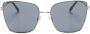 Jimmy Choo Eyewear Vellas zonnebril met vierkant montuur Goud - Thumbnail 1