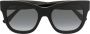 Jimmy Choo Eyewear Zonnebril met cat-eye montuur Zwart - Thumbnail 1