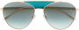 Jimmy Choo Eyewear Zonnebril met piloten montuur Roze - Thumbnail 1