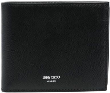 Jimmy Choo Portemonnee met logo Zwart