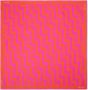 Jimmy Choo Sjaal met abstracte print Roze - Thumbnail 2