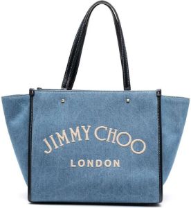 Jimmy Choo Varenne denim shopper Blauw