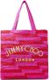 Jimmy Choo Shopper tas met logo Roze Dames - Thumbnail 1