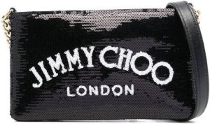 Jimmy Choo Crossbodytas met pailletten Zwart