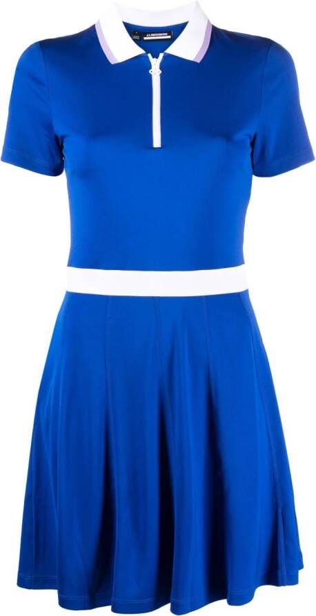 J.Lindeberg Stretch mini-jurk Blauw