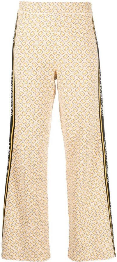 J.Lindeberg Broek met monogramprint Wit