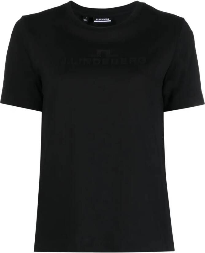 J.Lindeberg T-shirt met ronde hals Zwart