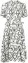 JNBY Midi-jurk met abstracte print Zwart - Thumbnail 1