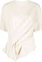 JNBY Asymmetrisch T-shirt Beige - Thumbnail 1