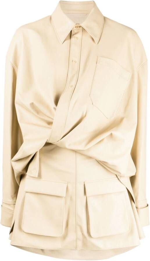 JNBY Blousejurk met gesmockt detail Beige