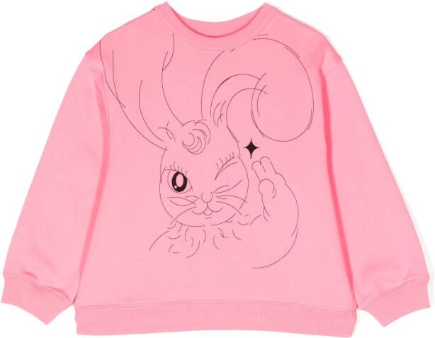 Jnby by JNBY Trui met konijnenprint Roze