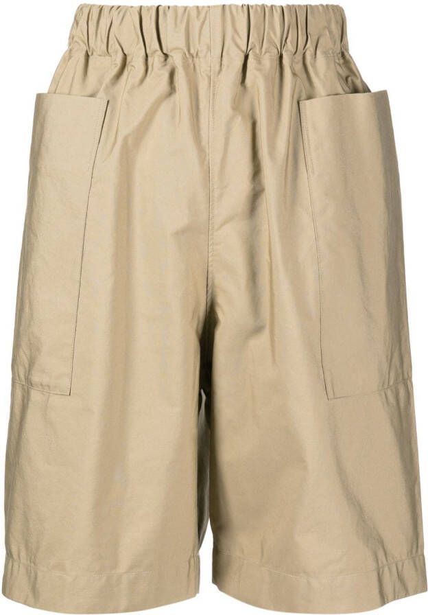 JNBY Shorts met elastische tailleband Bruin