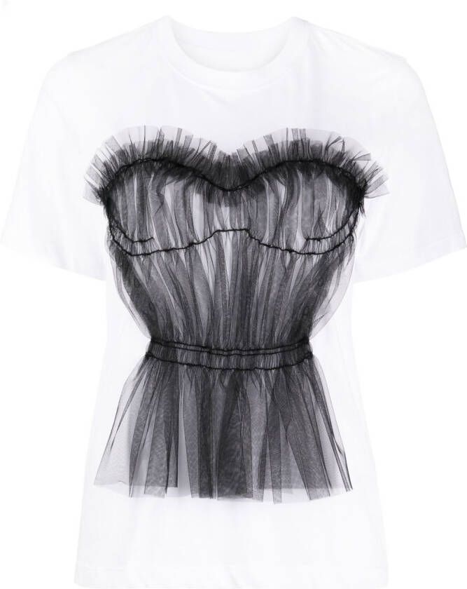 JNBY T-shirt met patch Wit