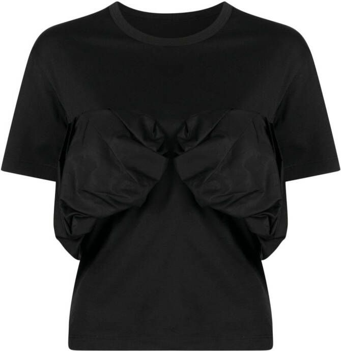 JNBY T-shirt met ruches Zwart