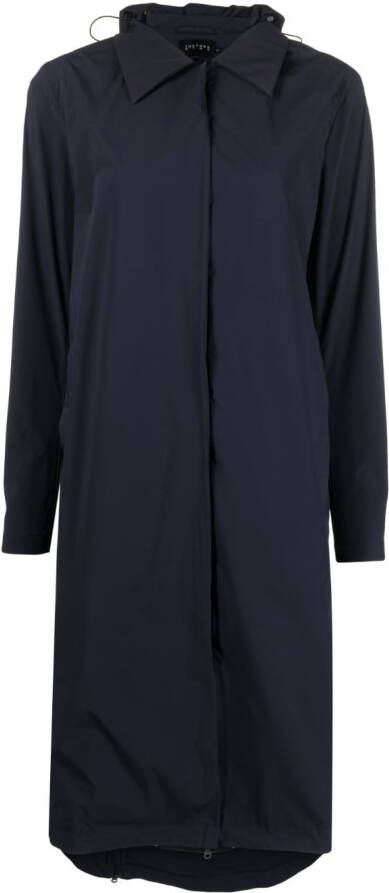 JOHANNA PARV Trenchcoat met capuchon Blauw