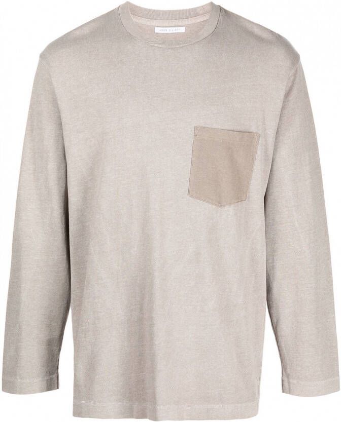 John Elliott 1992 T-shirt met lange mouwen Beige
