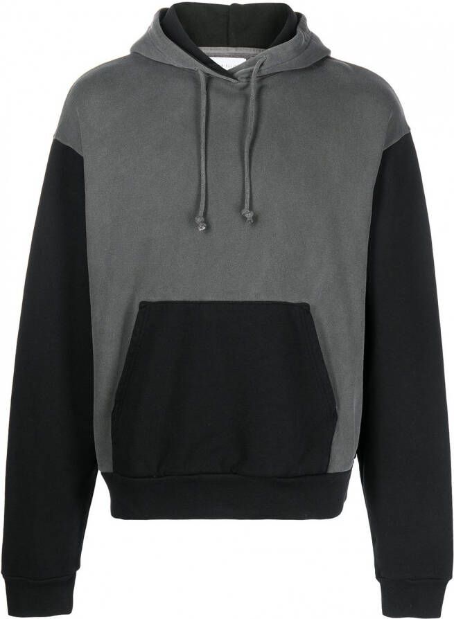 John Elliott 1992 tweekleurige hoodie Grijs