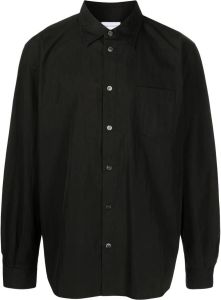 John Elliott Button-up overhemd Zwart