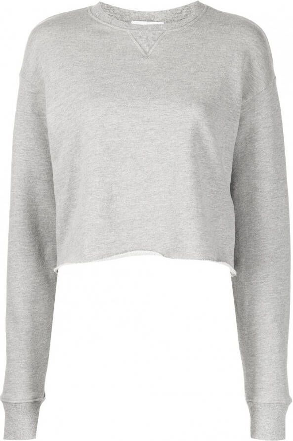 John Elliott Cropped sweater Grijs