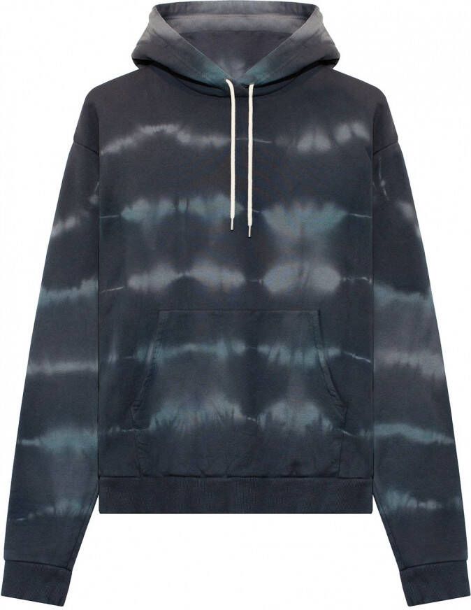John Elliott Hoodie met tie-dye print Zwart