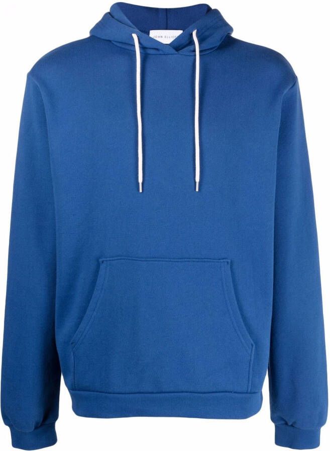 John Elliott Katoenen hoodie Blauw