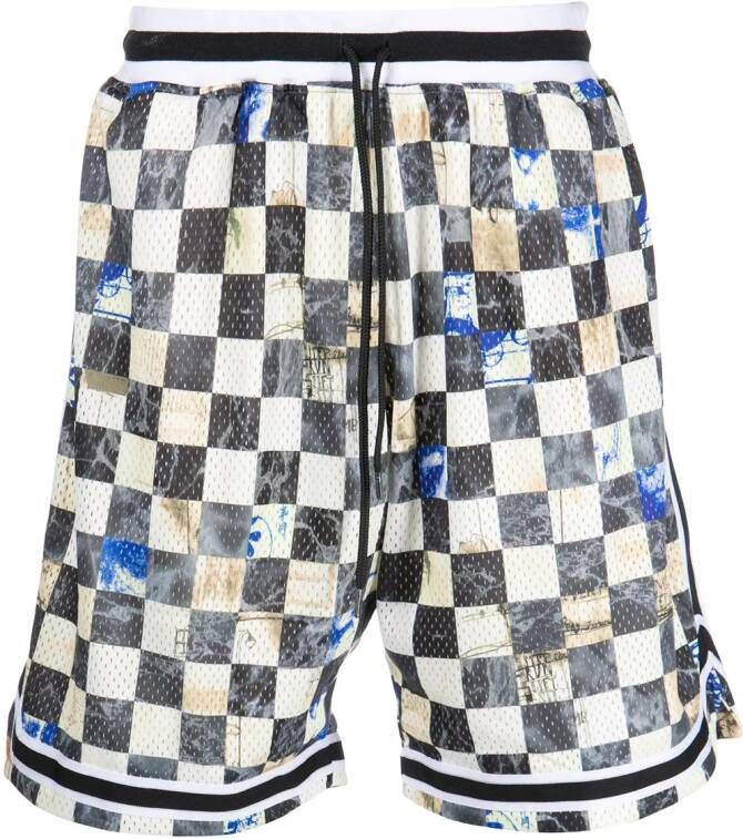 John Elliott Shorts met print Veelkleurig