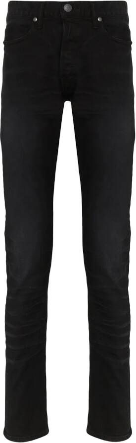 John Elliott Slim-fit jeans Zwart