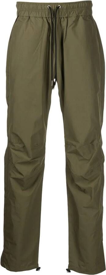 John Elliott Straight broek Groen