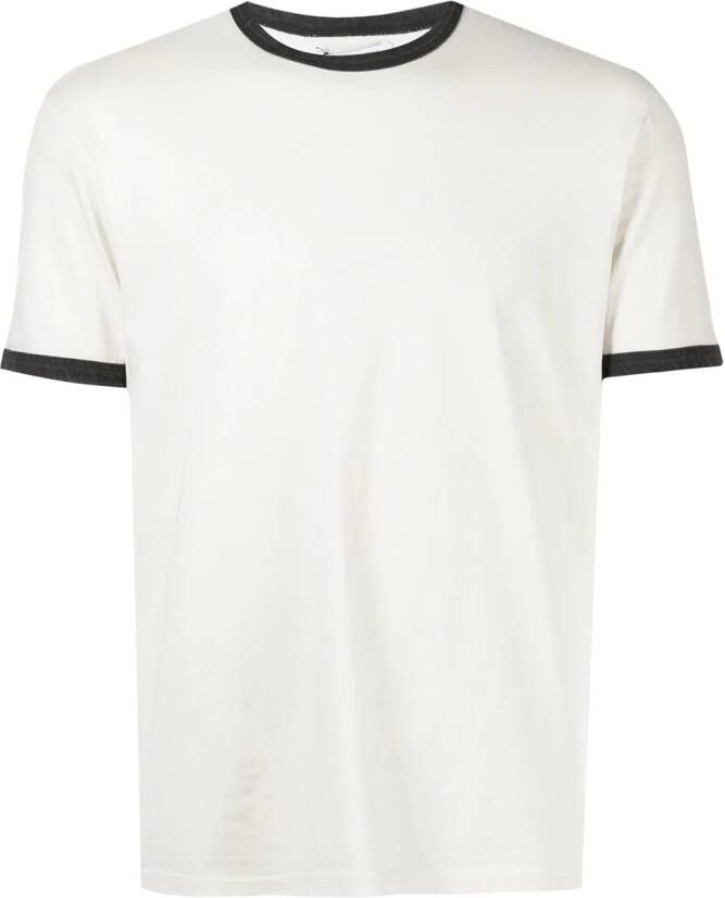 John Elliott T-shirt met contrasterende afwerking Beige