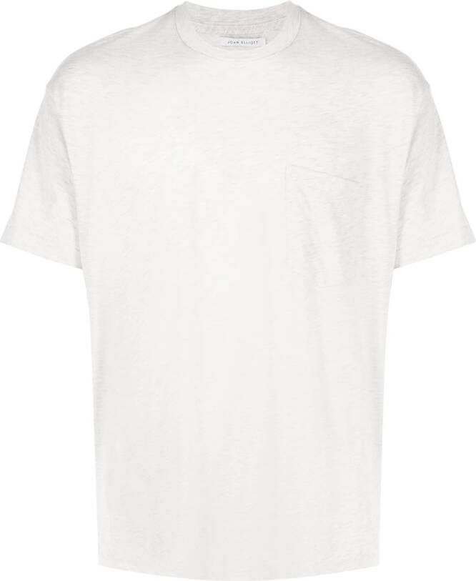 John Elliott T-shirt met korte mouwen Beige