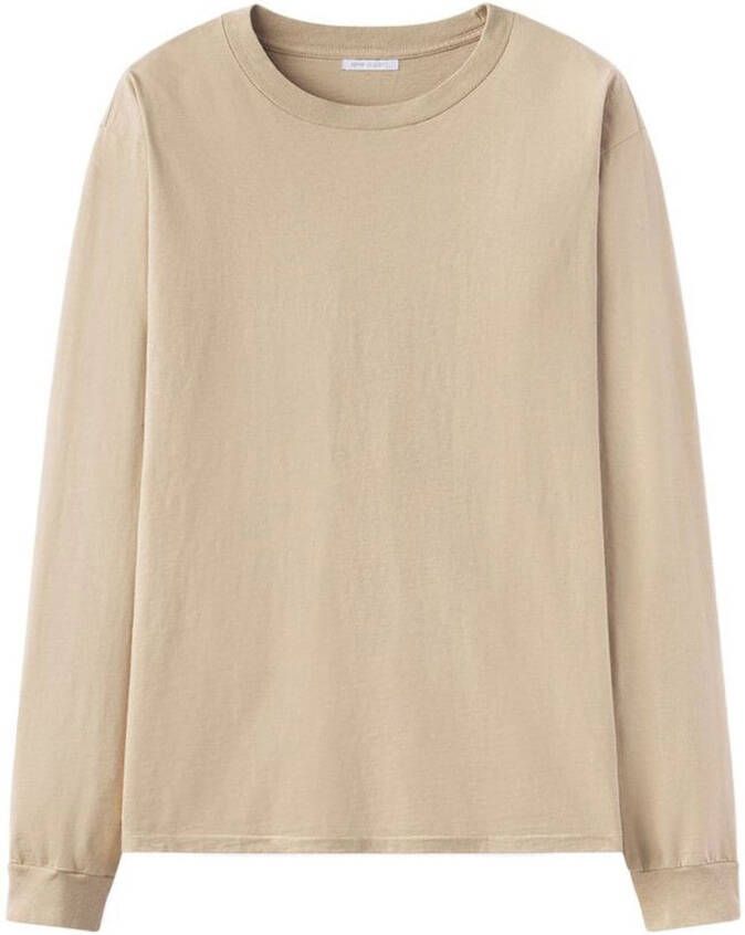 John Elliott T-shirt met lange mouwen Beige