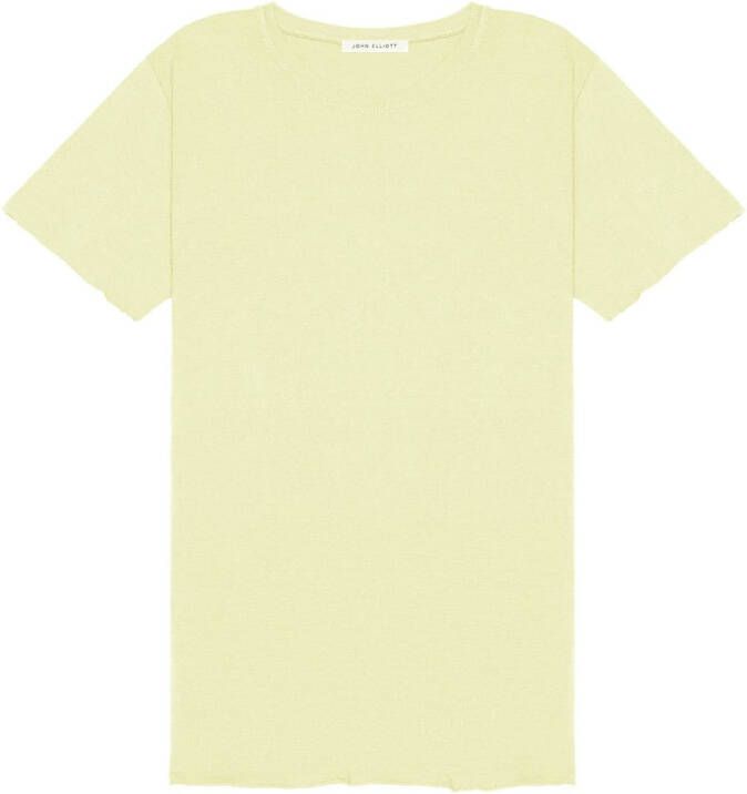John Elliott T-shirt met ronde hals Beige