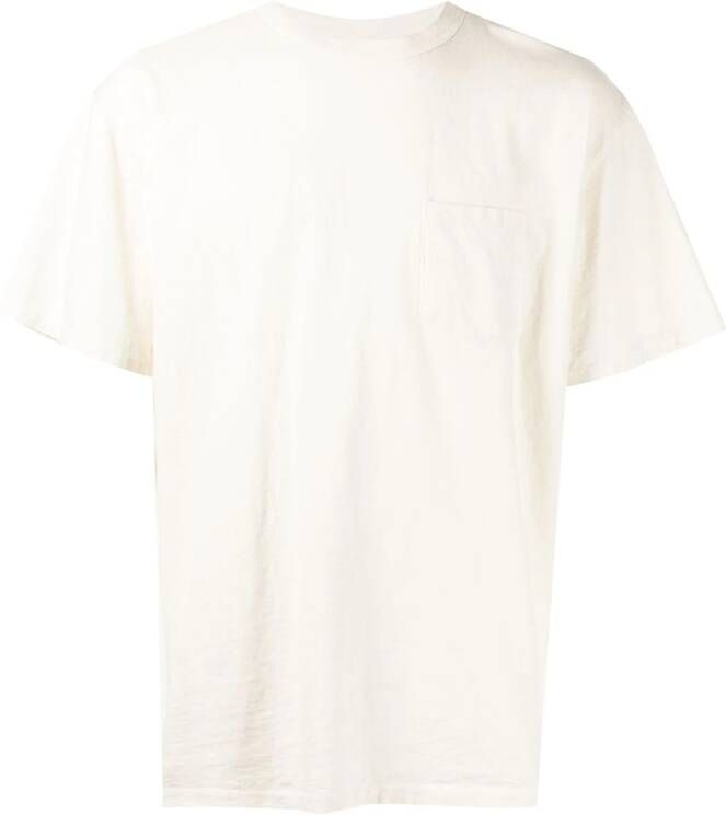 John Elliott T-shirt met ronde hals Beige