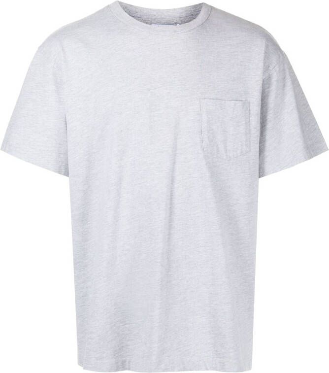 John Elliott T-shirt met zak Grijs