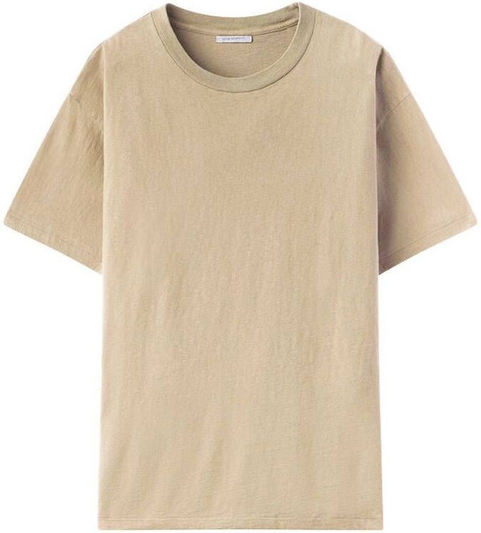 John Elliott Katoenen T-shirt Beige