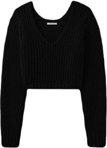 John Elliott Top met V-hals Zwart