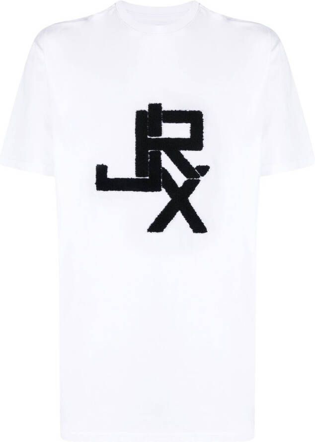 John Richmond T-shirt met logo Wit