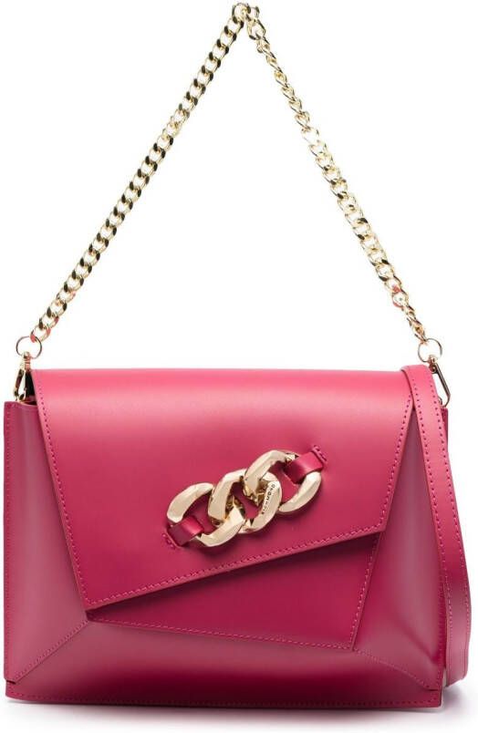 John Richmond Shopper met kettingdetail Roze