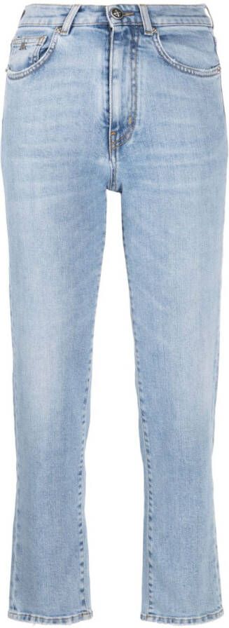 John Richmond Cropped jeans Blauw