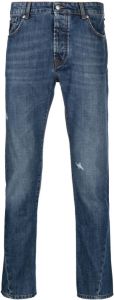 John Richmond Jeans met gerafeld-effect Blauw