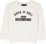 John Richmond Junior Ociuk sweater met logoprint Wit - Thumbnail 1