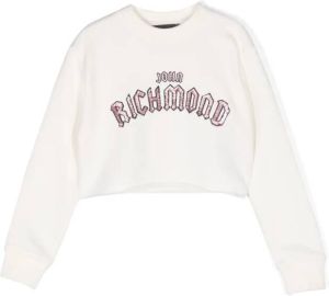 John Richmond Junior Cropped sweater Wit