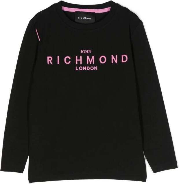 John Richmond Junior Sweater met borduurwerk Zwart