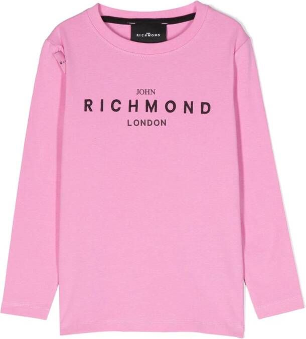 John Richmond Junior Sweater met geborduurd logo Roze
