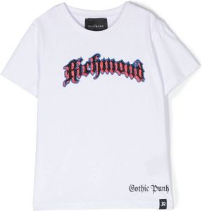 John Richmond Junior T-shirt met logo Wit