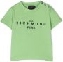 John Richmond Junior T-shirt met logoprint Groen - Thumbnail 1