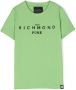 John Richmond Junior T-shirt met logoprint Groen - Thumbnail 1