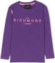 John Richmond Junior T-shirt met logoprint Paars - Thumbnail 1