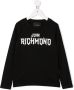 John Richmond Junior T-shirt met logoprint Zwart - Thumbnail 1